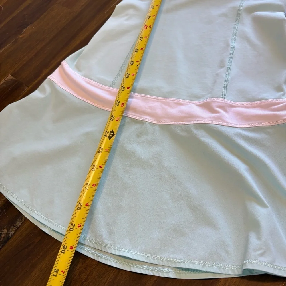 Lululemon Hot Hitter Dress Aquamarine Mint Tennis Active Criss Cross Back XS 0 - Picture 10 of 10
